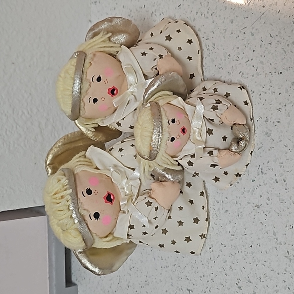 👼👼👼Set of 3 Super Cute Beanbag Bottom Angels in 3 Sizes